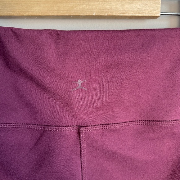 Danskin Women's Athletic‎ Yoga Legging Wine Large Athleisure Activewear Pants - Picture 5 of 13